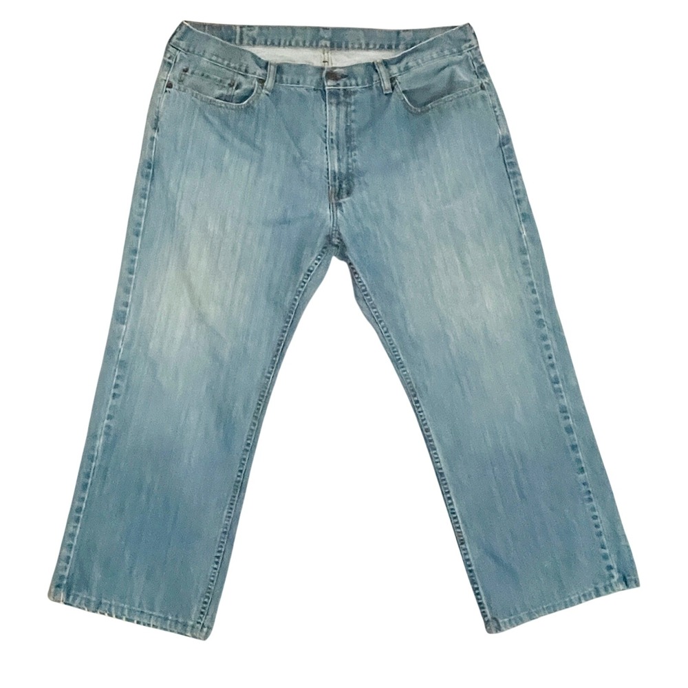 Levis 559 Jeans Mens 40x30 Relaxed Straight Leg Light Wash Denim Blue